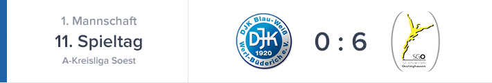 Büderich gegen Oestinghausen 0-6