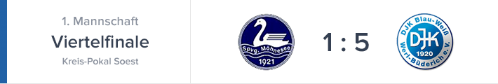 Halbfinaleinzug nach 5:1 Sieg in Möhnesee