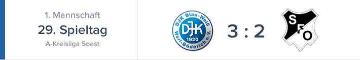 Revanche für die Pokalpleite – 3-2 gegen Ostinghausen