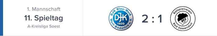Büderich besiegt Sassendorf mit 2-1